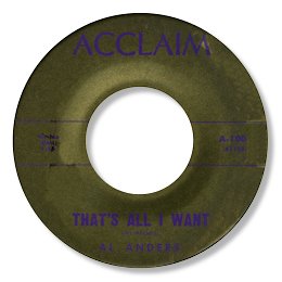 That's all I want - ACCLAIM 1005