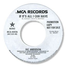 If it's all I can have - MCA 40036