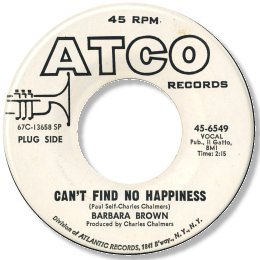 Can't find no happiness - ATCO 6549