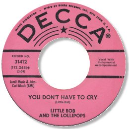 You don't have to cry - DECCA 31412