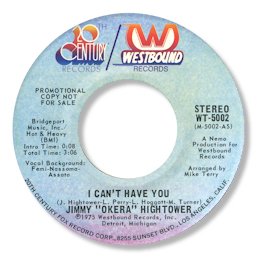 I can't have you - WESTBOUND 5002