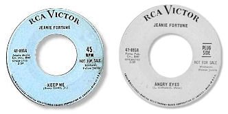 Jeanie Fortune RCA label shots