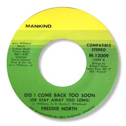 Freddie North Mankind 45