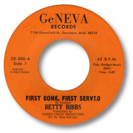 First come first served - GENEVA 500
