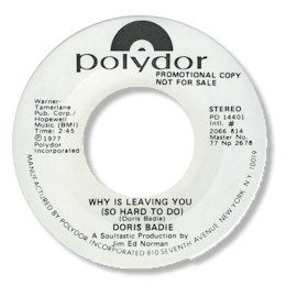 Why is leaving you (so hard to do) - POLYDOR 14401