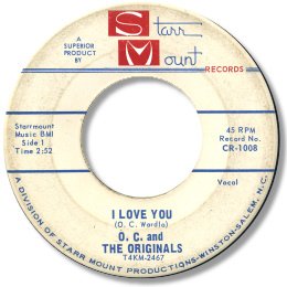 I love you - STARR MOUNT 1008